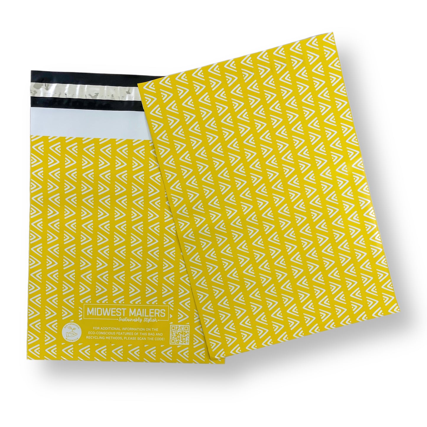 12" x 15" Matte Sunshine Biodegradable d2w Poly Mailers
